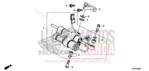 AMORTIS. DIRECTION CBR1000STN de 2022